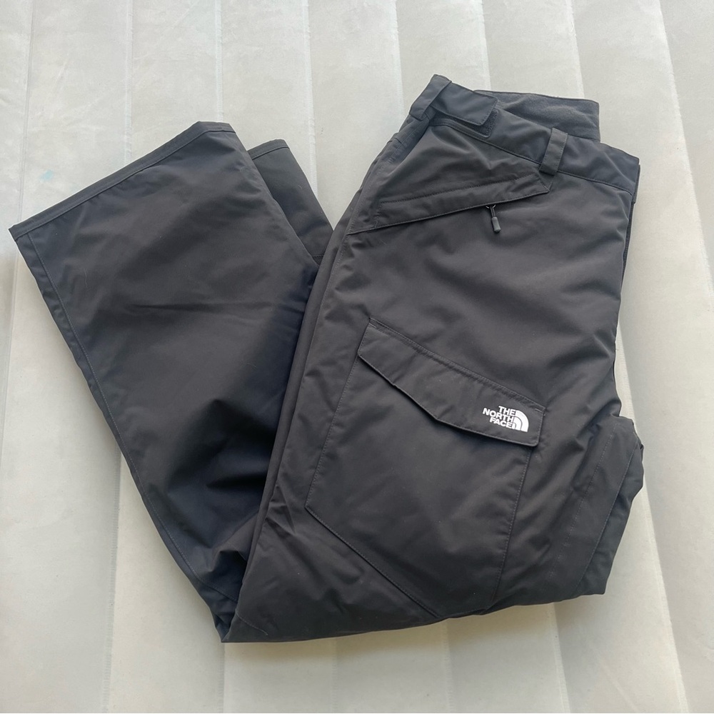 The North Face Grey Insulated Snow Pants Mens XXL Inner Thigh Vents A7MM